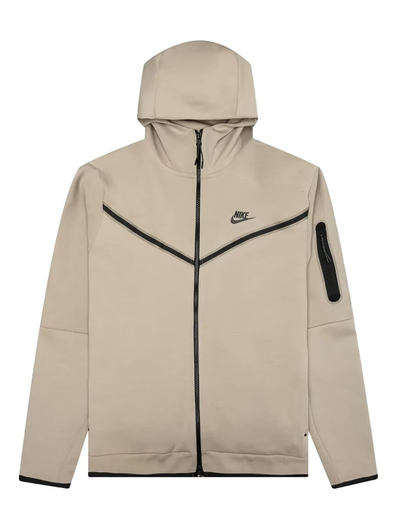sleeve-pocket zip-up hoodie 1