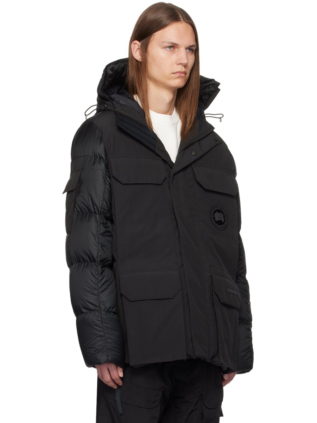 Black 'Paradigm' 'Black Label' Expedition Down Coat - 2