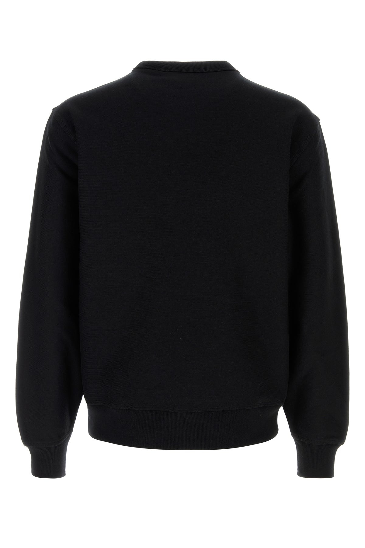 Black cotton blend sweatshirt - 2