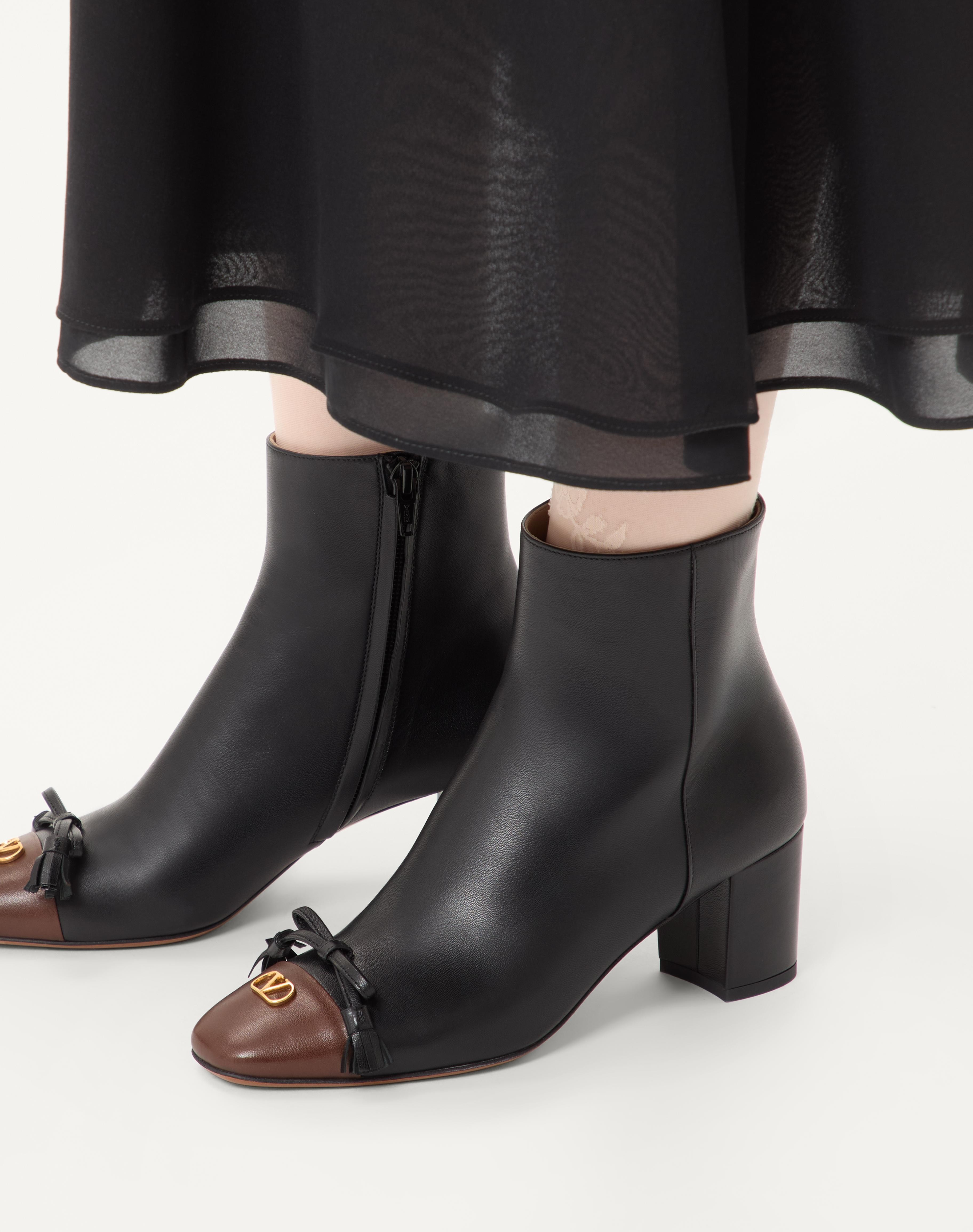 VALET DU ROI KIDSKIN LEATHER ANKLE BOOT 60MM - 2