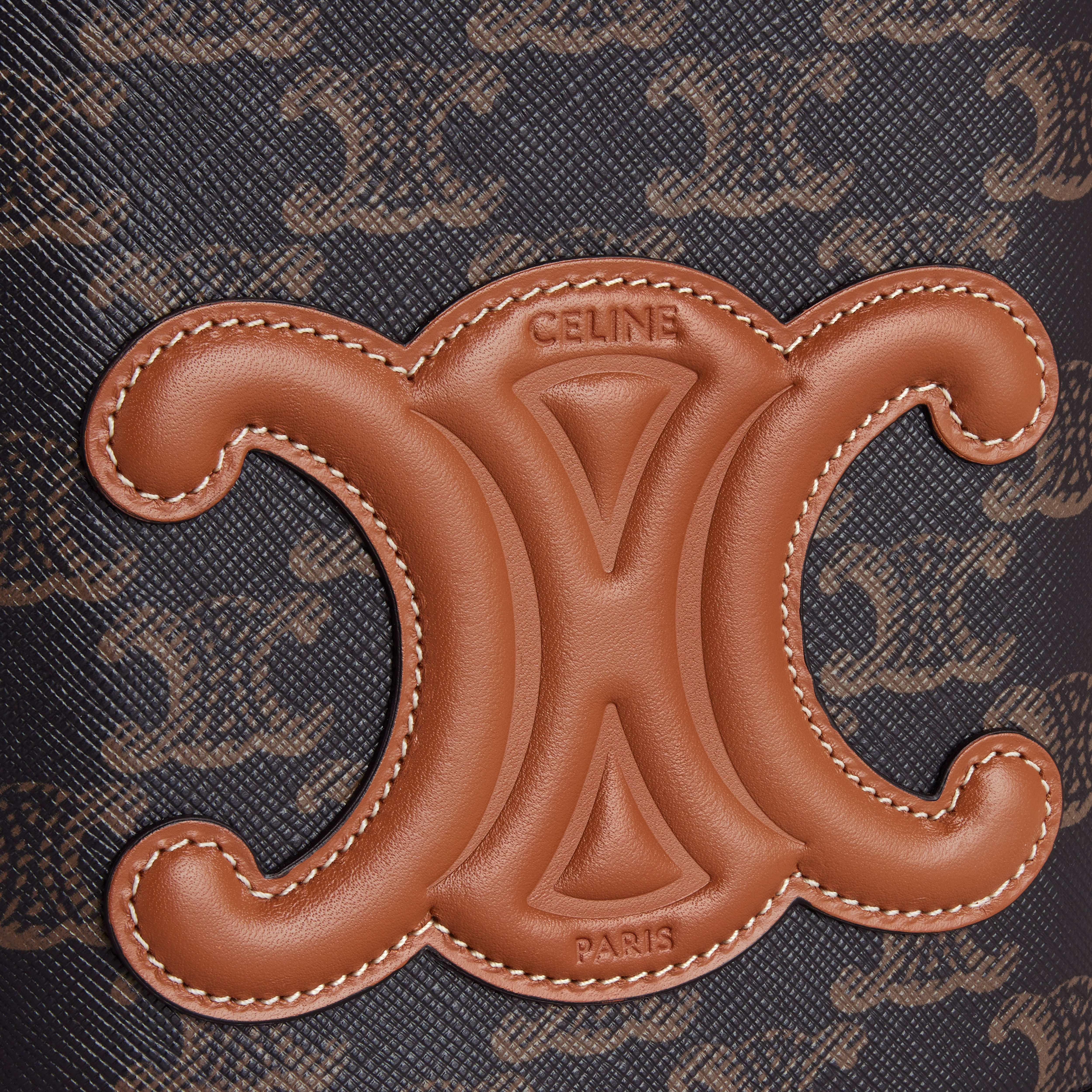 medium box cuir triomphe in TRIOMPHE CANVAS and CALFSKIN - 5