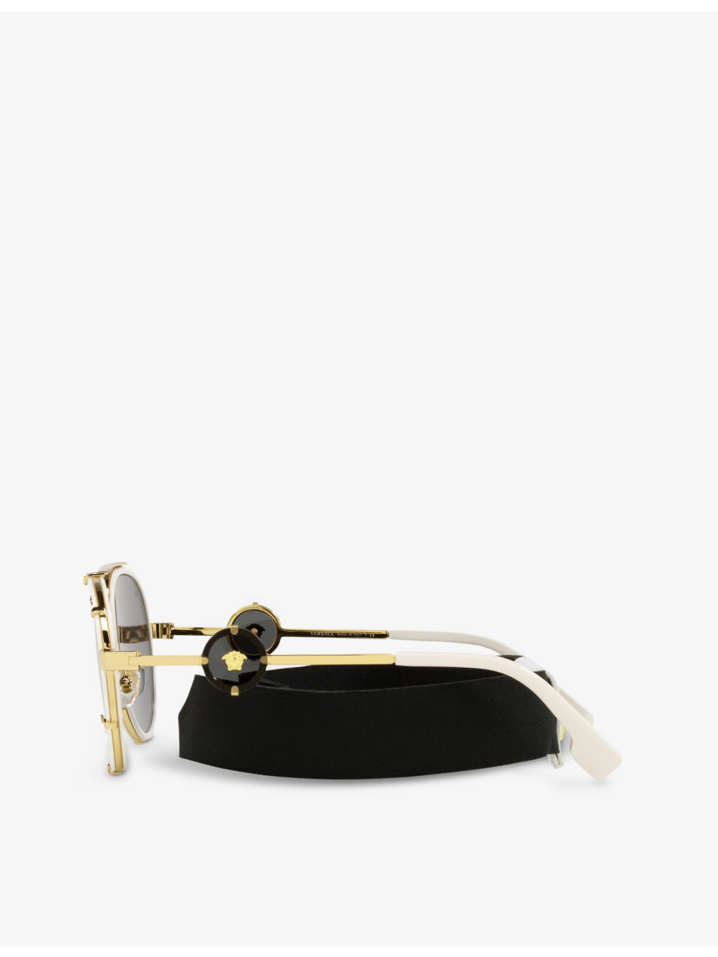 VE2232 logo-engraved aviator sunglasses - 4