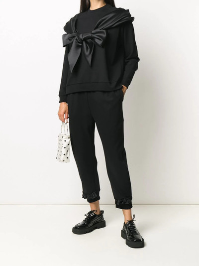 Simone Rocha bow detail sweatshirt outlook