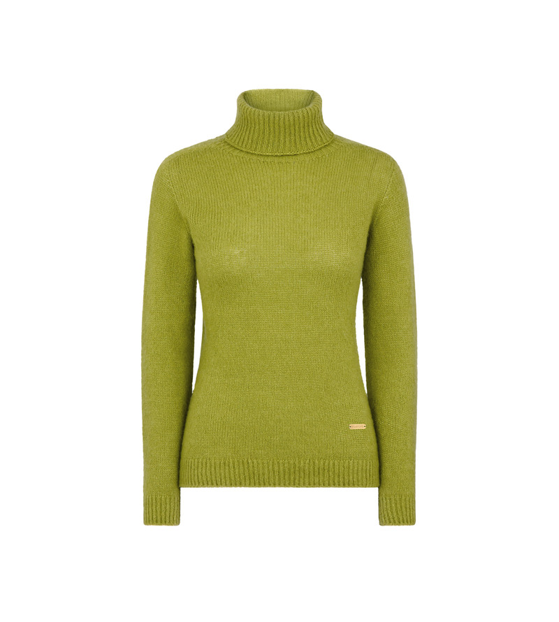 TURTLENECK KNIT WITH TOM FORD METAL PLAQUE 1