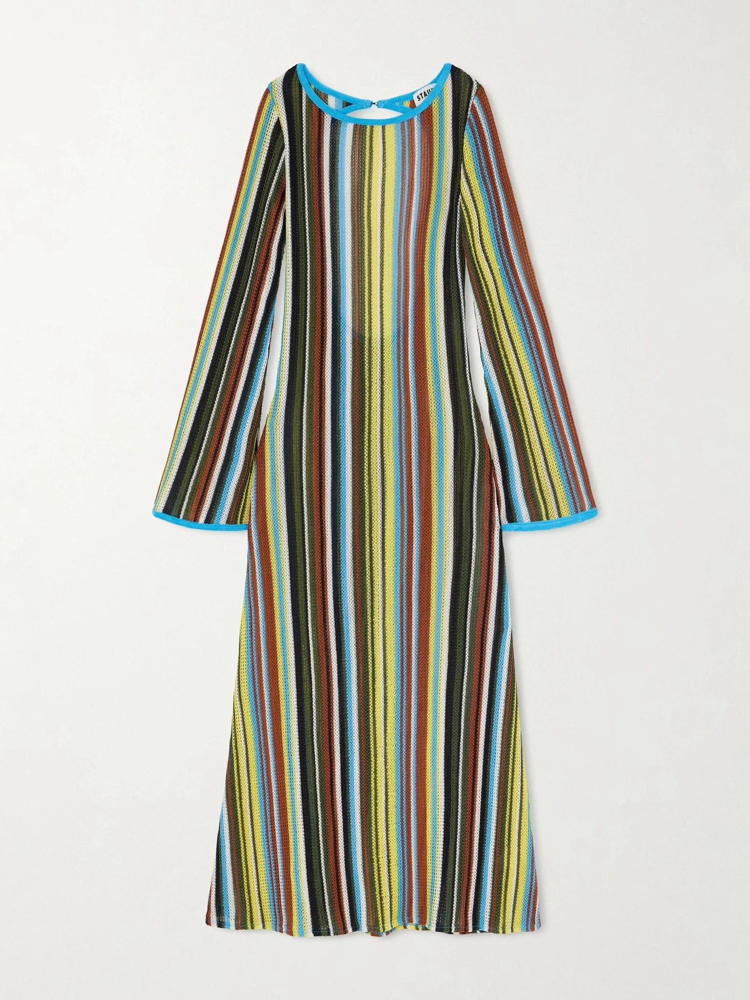 Lorena open-back striped knitted maxi dress Multi - 1