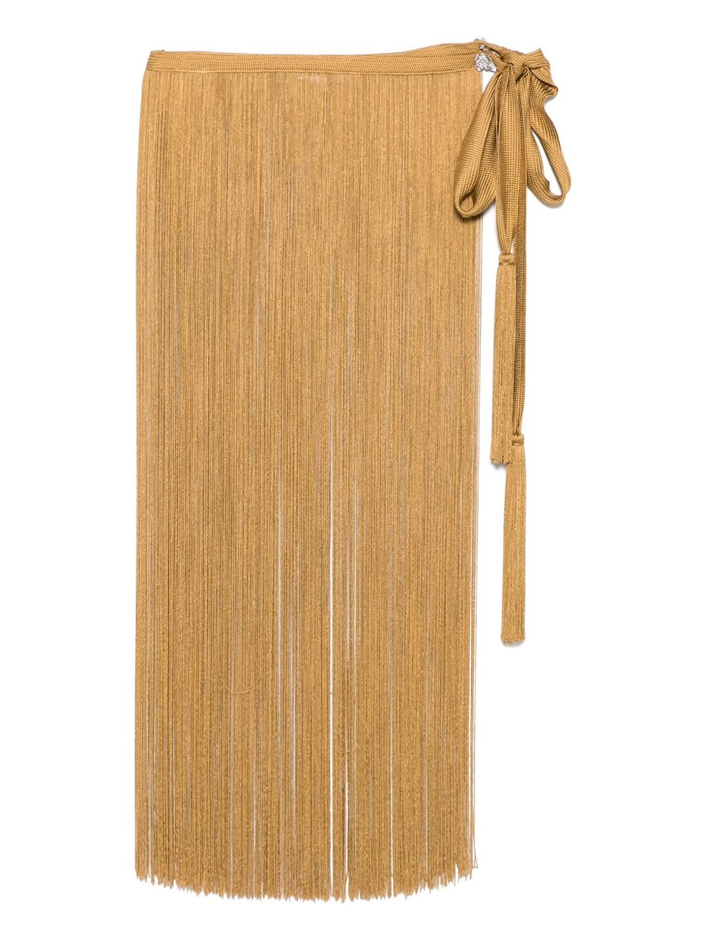 fringed mini skirt - 2