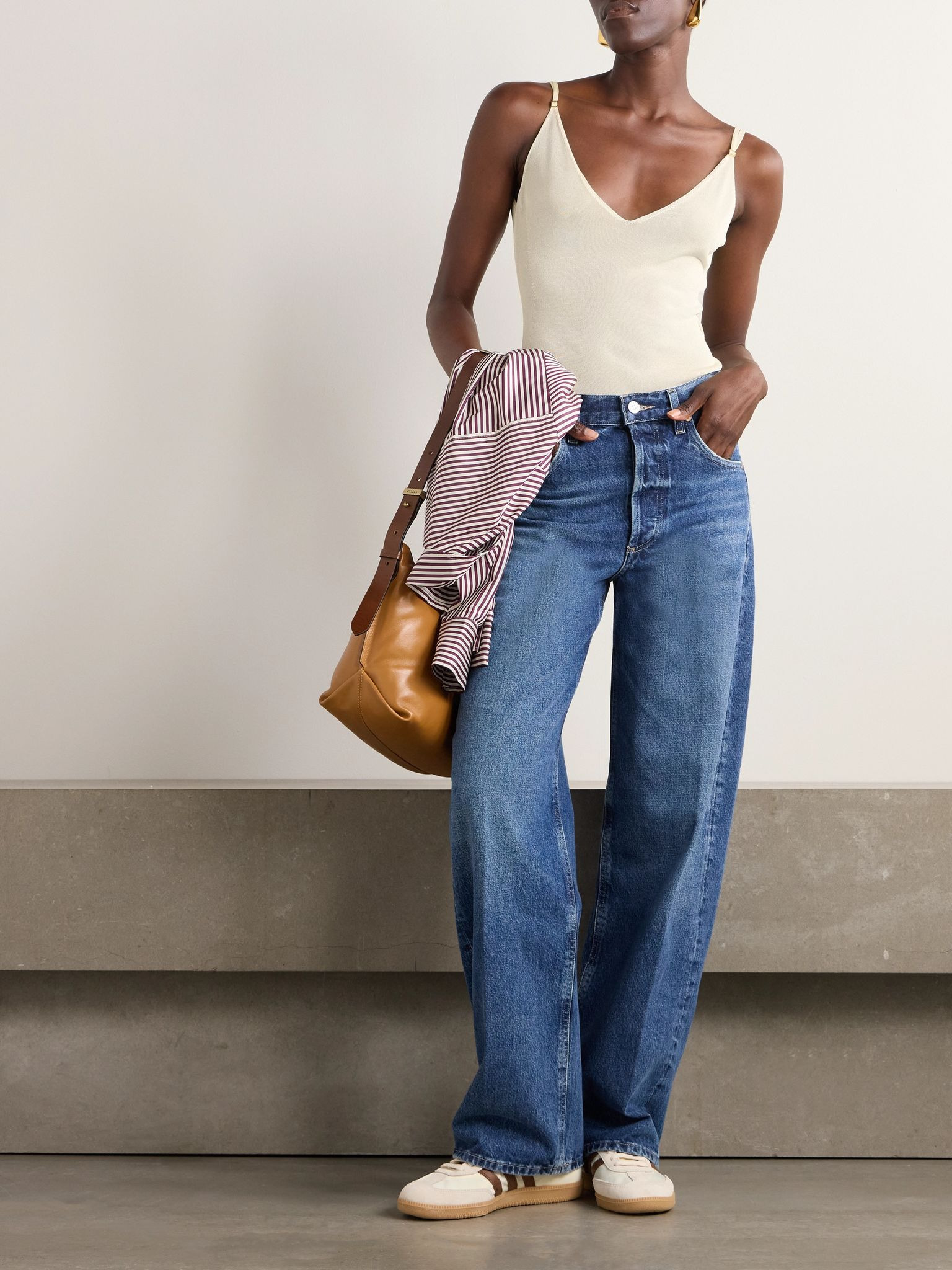 Ayla Baggy high-rise jeans Mid denim - 7