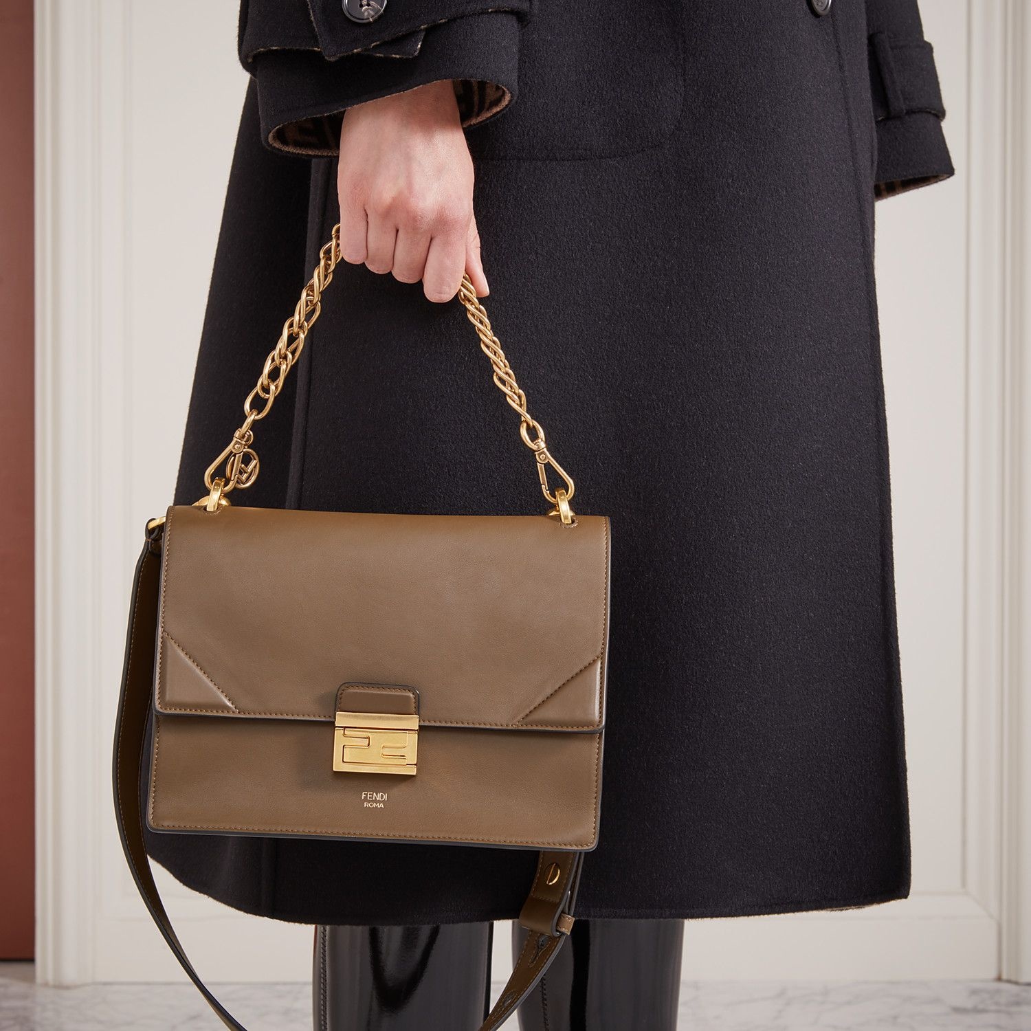 Brown leather bag - 2