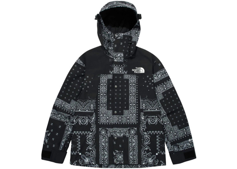 THE NORTH FACE Novelty Gore-Tex Mountain Jacket 'Paisley Black' NJ2GM50E 1