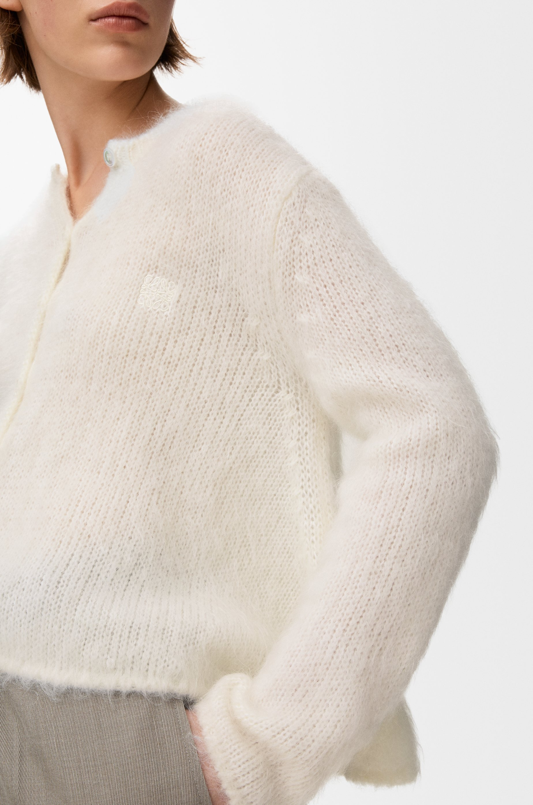 Cardigan in mohair blend - 5