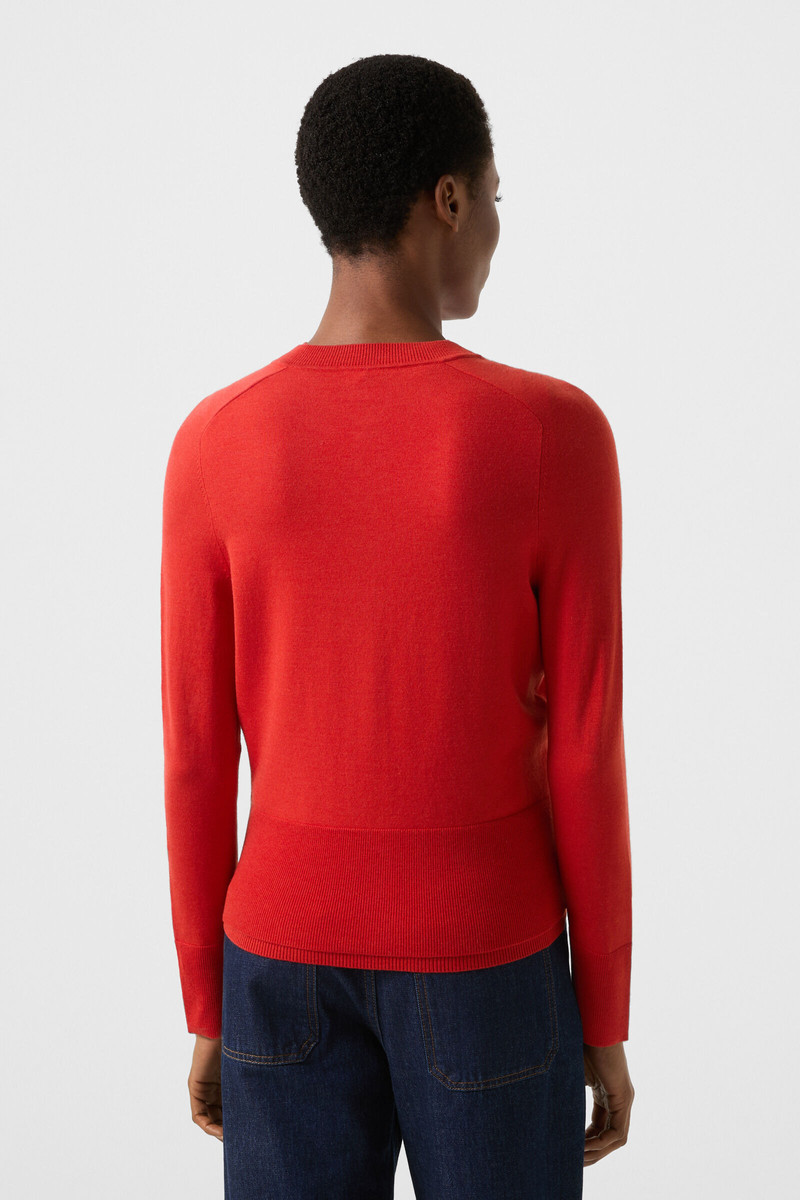 Ilma knit jacket in Red 3