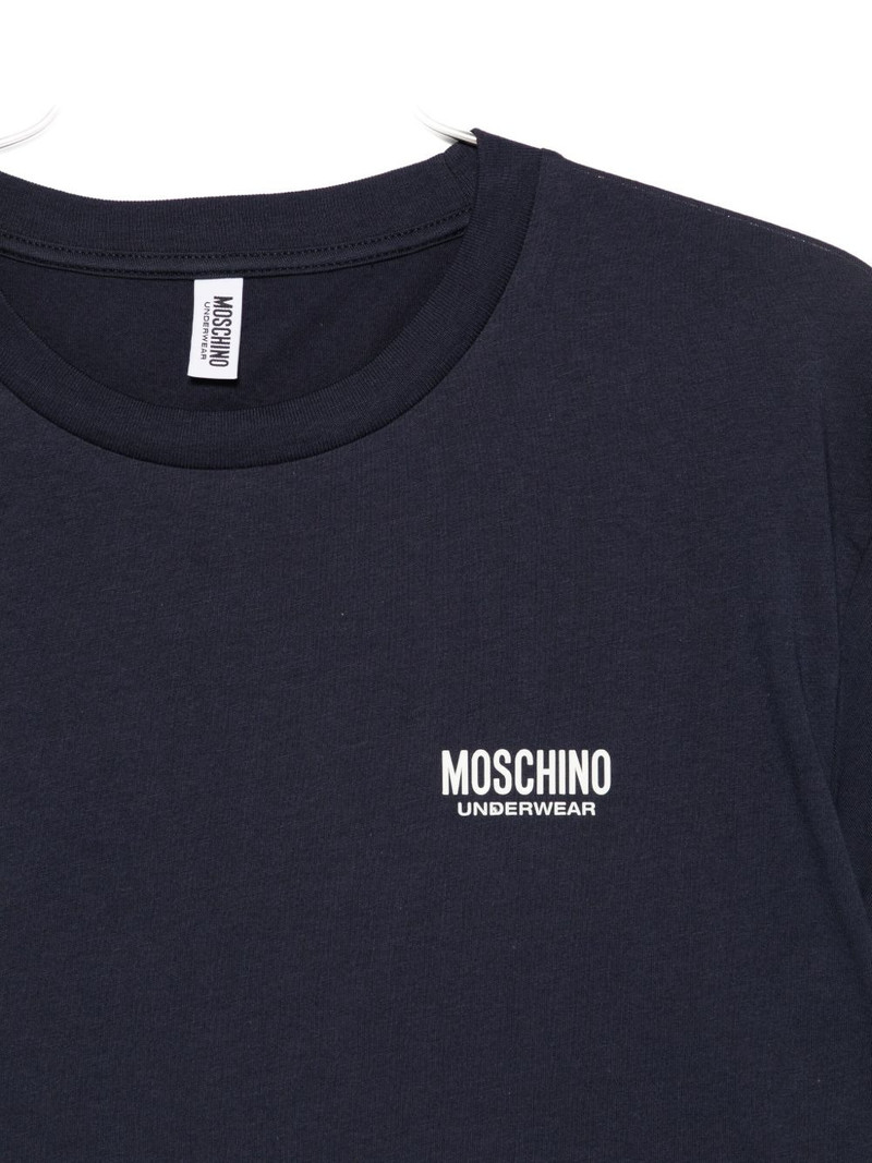 logo-detail cotton T-shirt 3