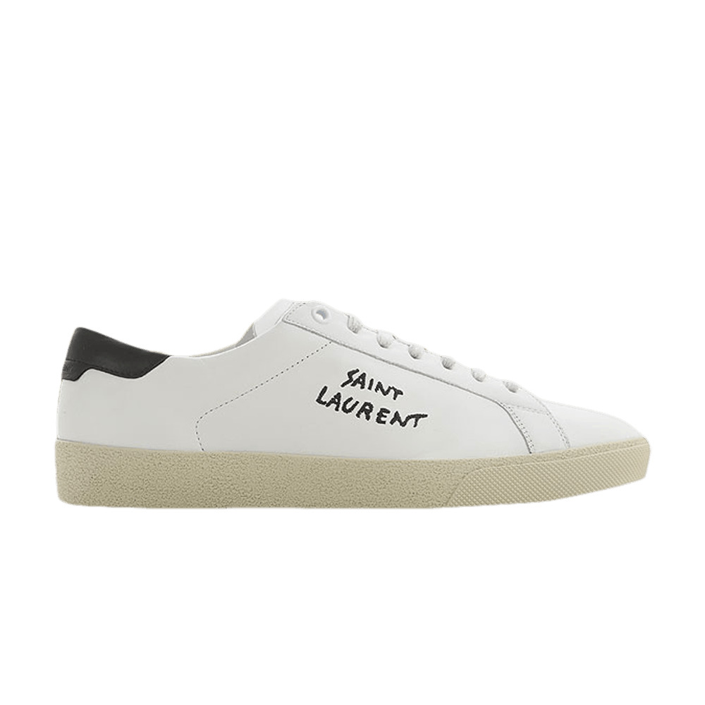 Saint Laurent SL-06 Court Leather 'White Black' - 1