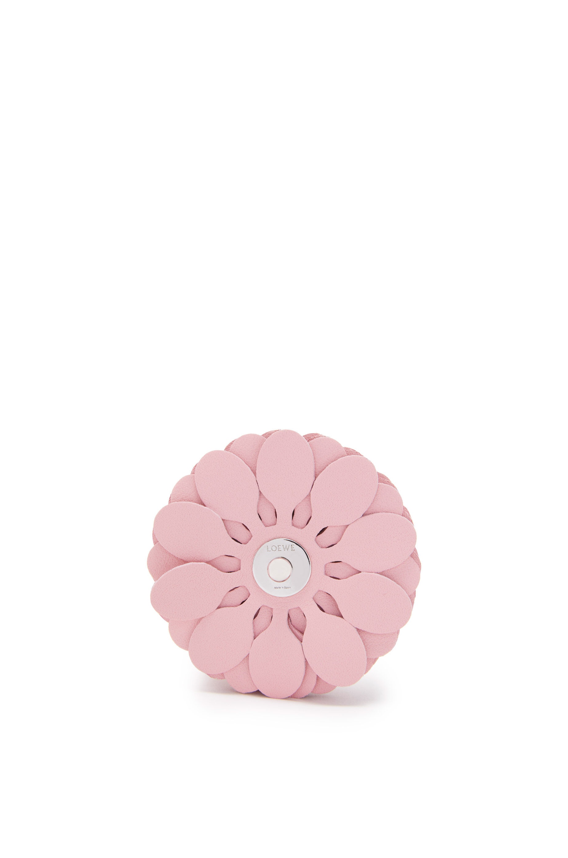 Stud Flower charm in calfskin - 3