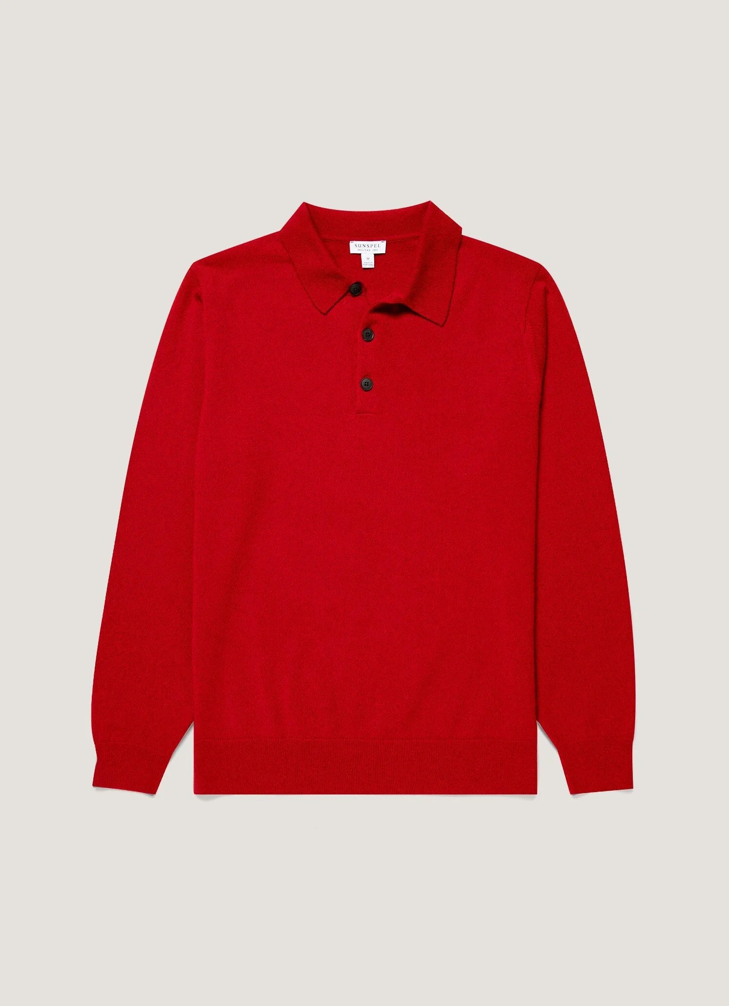 Cashmere Knitted Polo Shirt - 1