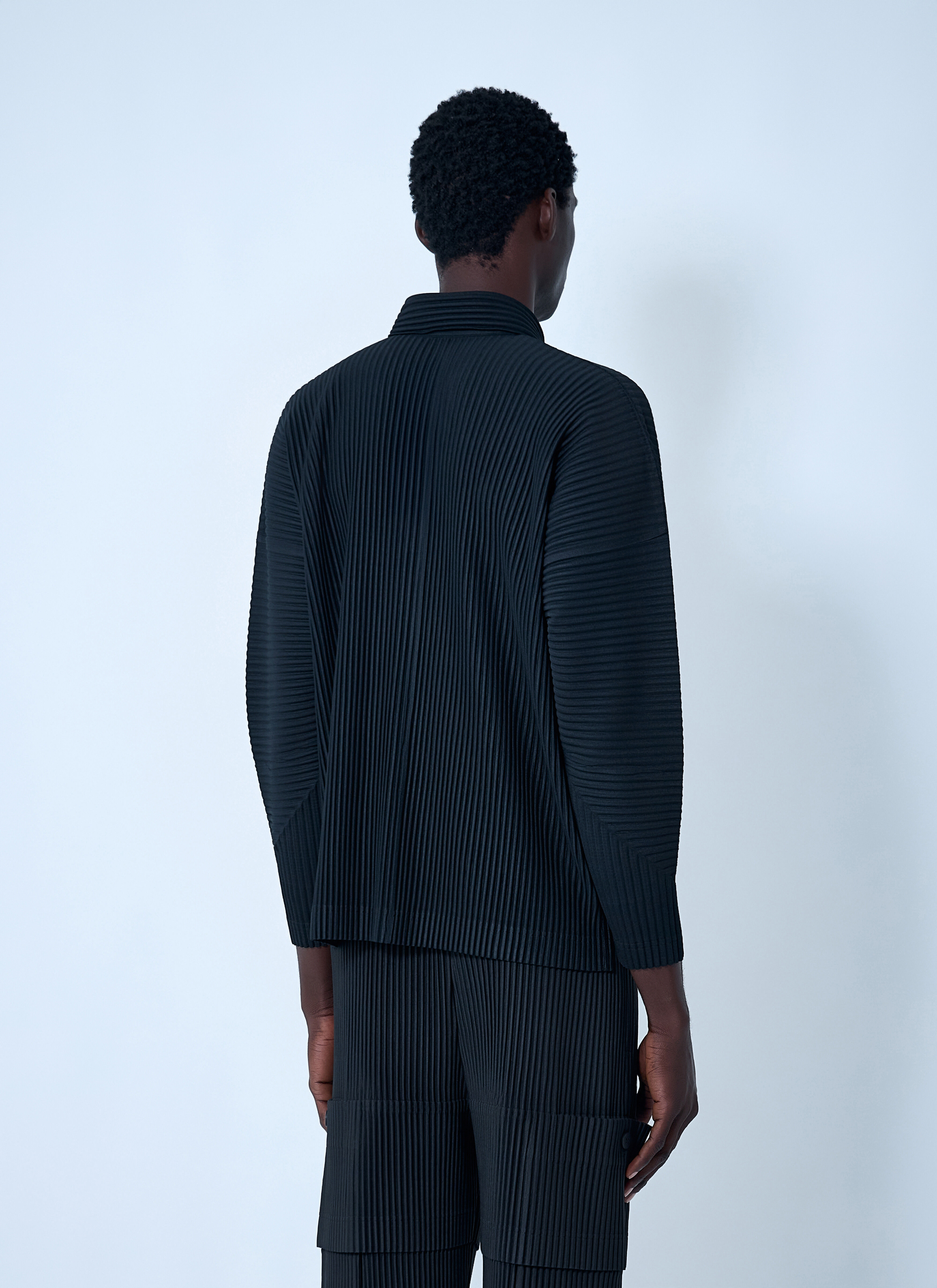 Pleated Polo Shirt - 4
