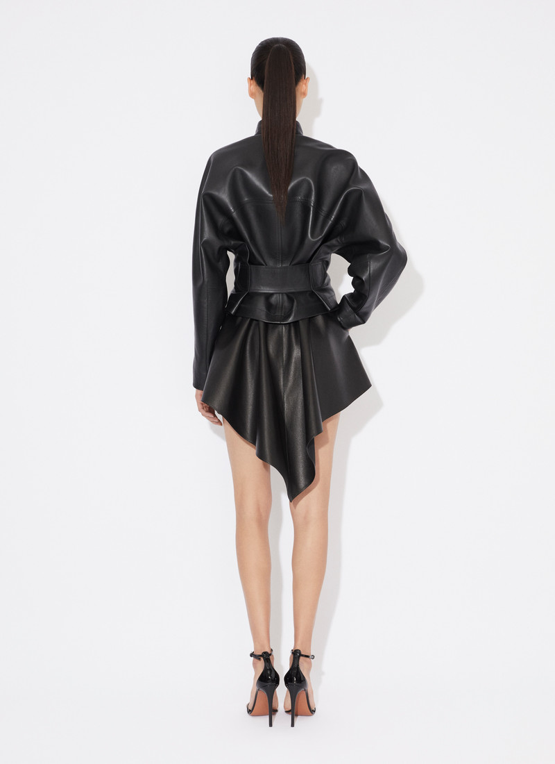 Alaïa ROUND LEATHER JACKET outlook