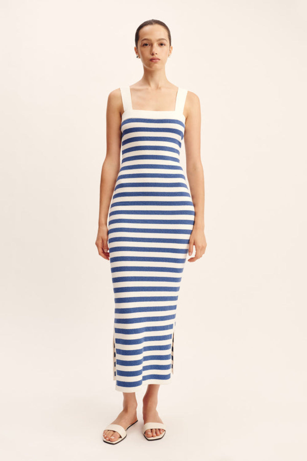 Ari Dress Blue Stripe - 2