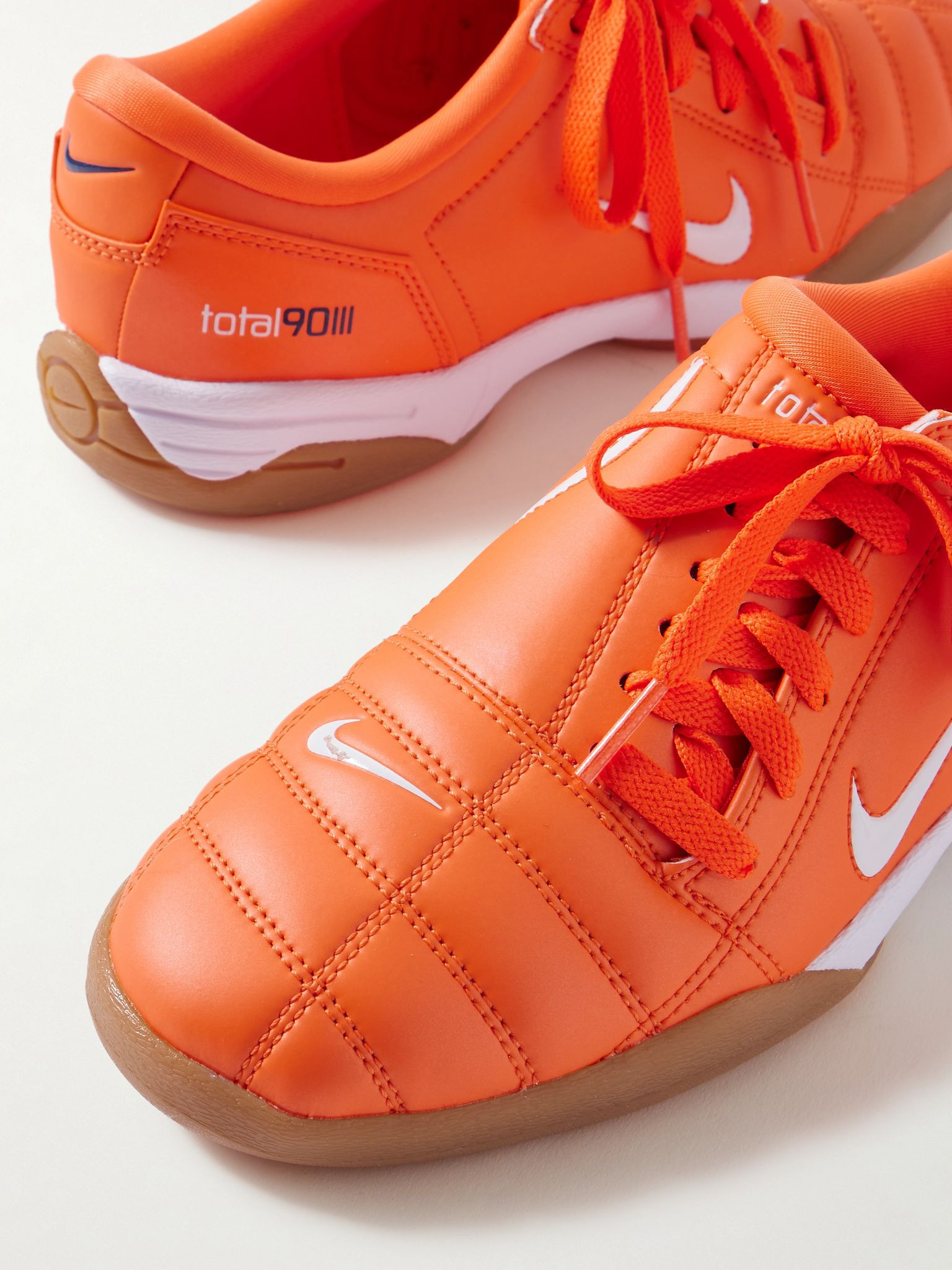 Total 90 quilted sneakers Orange - 4