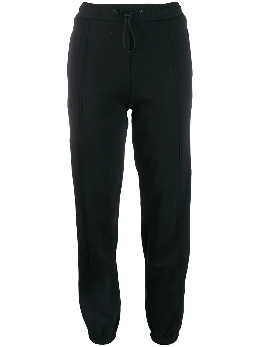 logo tape track pants - 1