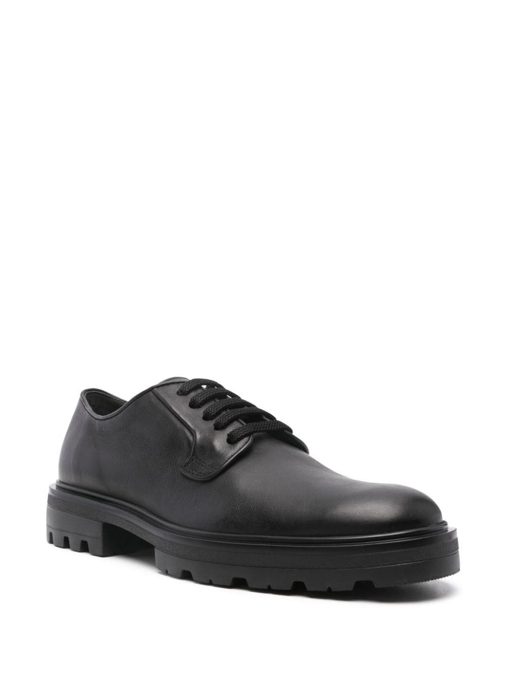 leather derby shoes - 2