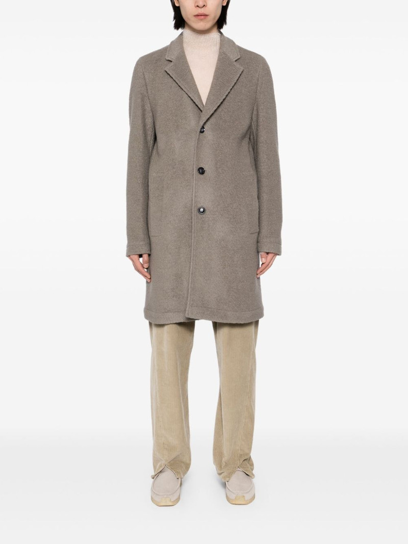 BOSS single-breasted coat outlook