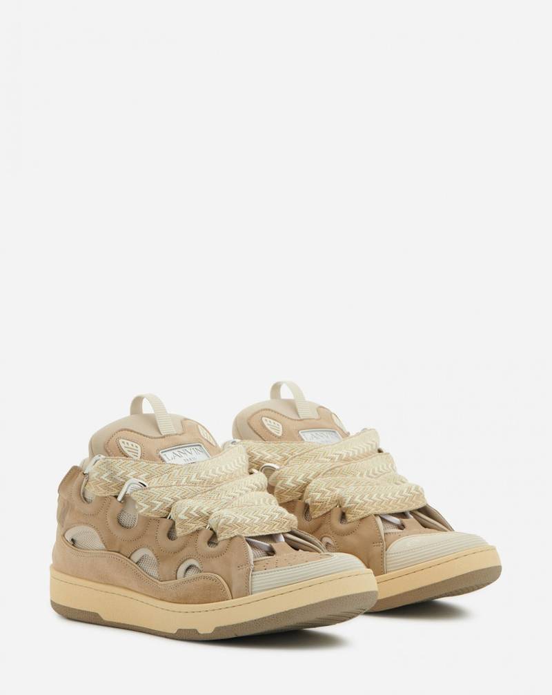 Lanvin LEATHER CURB SNEAKERS outlook