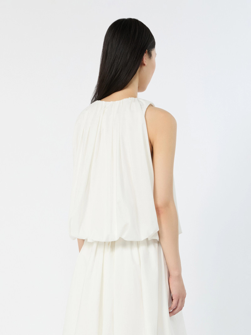 WKIANGEL Cotton muslin top - WHITE 4