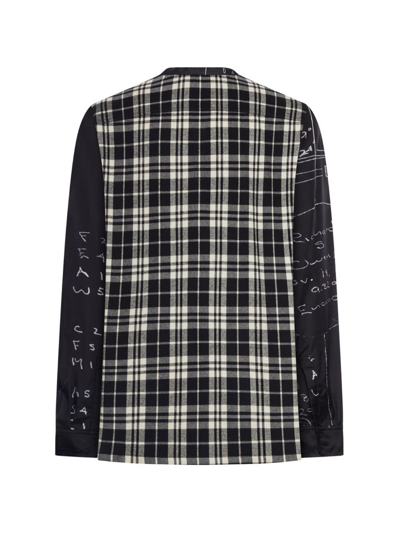 Rick Owens Larry plaid shirt outlook