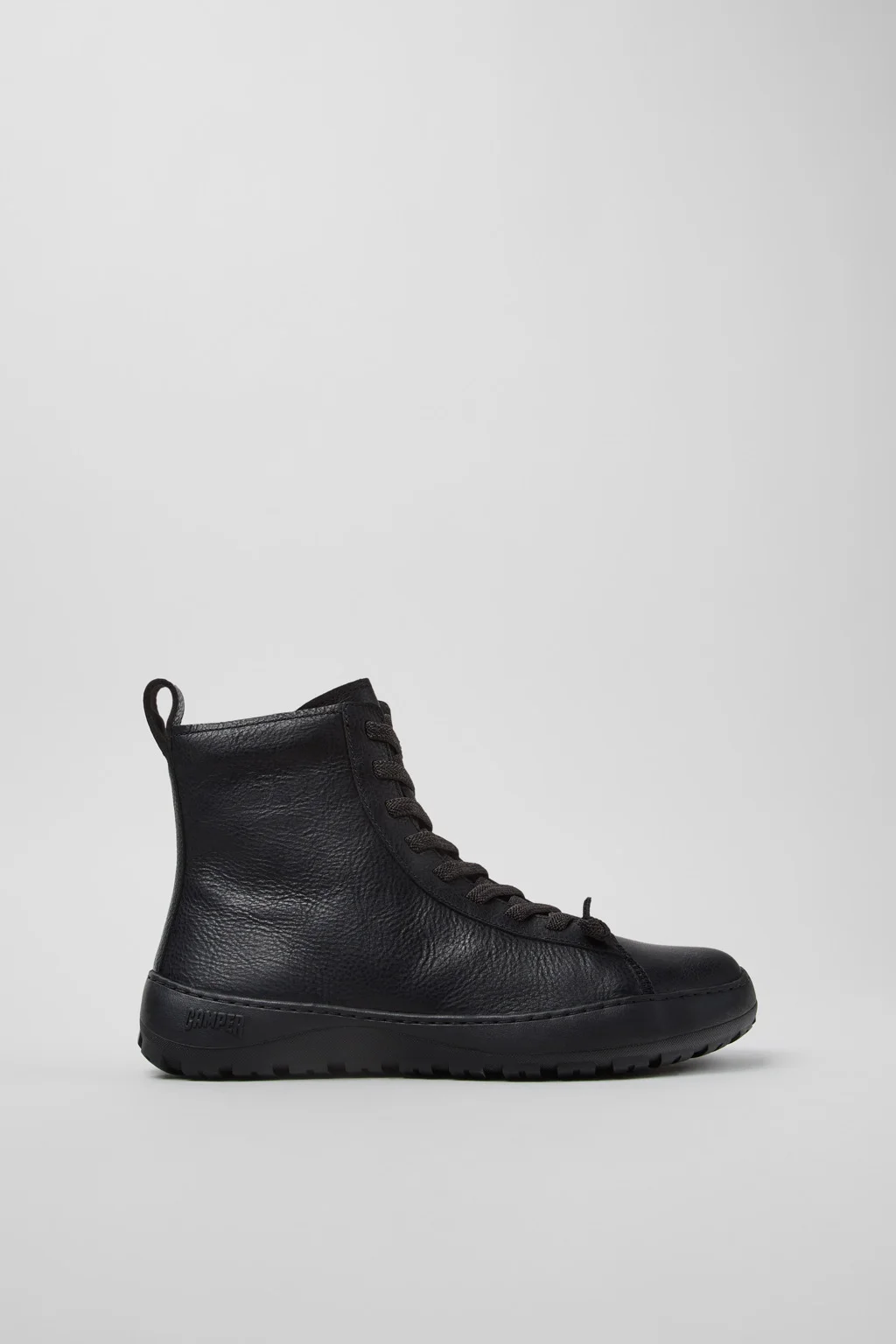 Peu Serra Black Leather Ankle Boots for Women. - 1