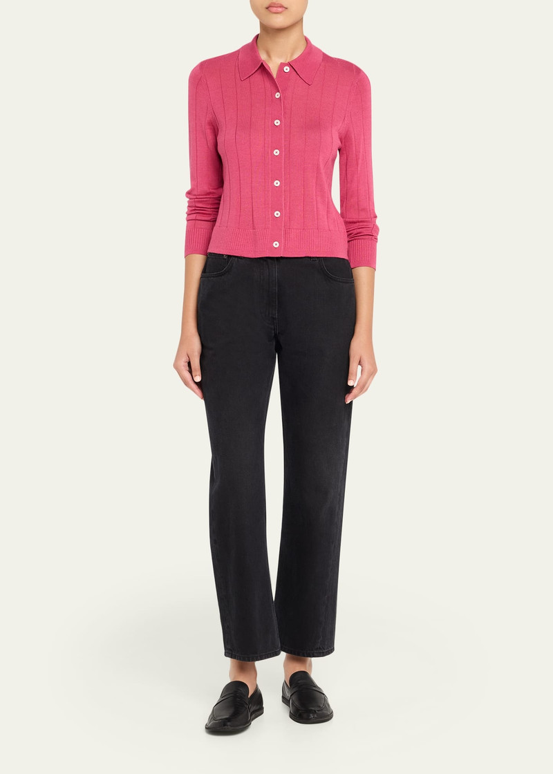 RE/DONE The Caroline Rib Cardigan outlook