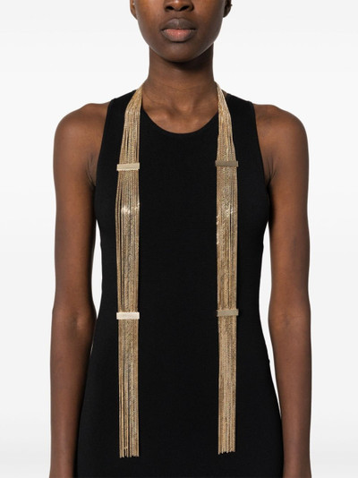 Max Mara multi-chain tie necklace outlook