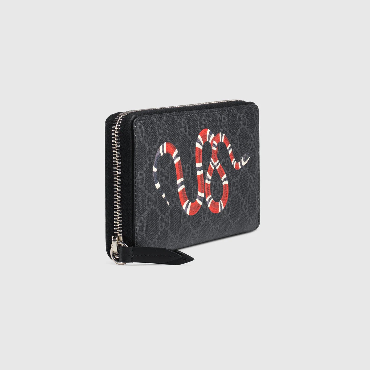 Kingsnake print GG Supreme zip around wallet - 4