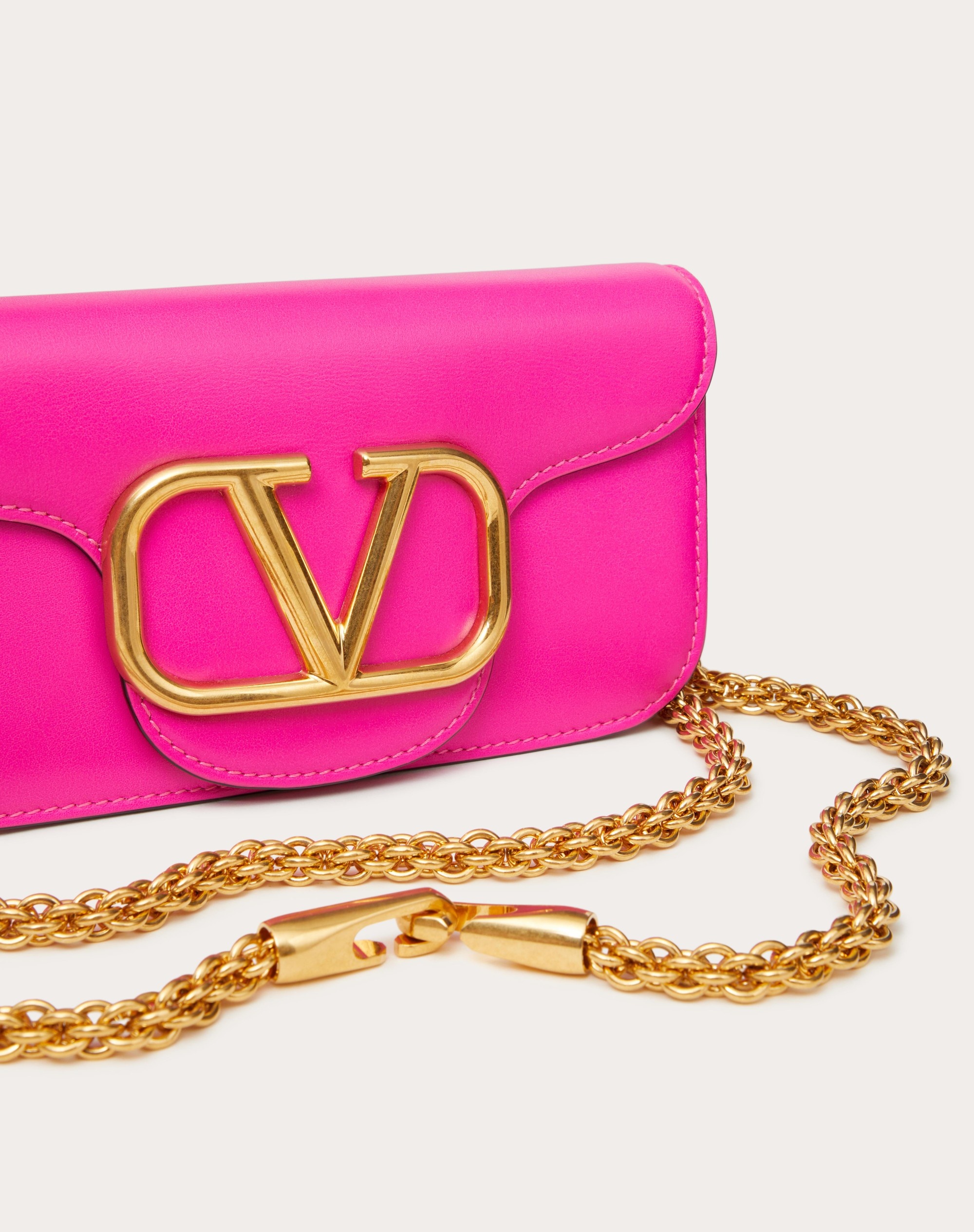 VALENTINO GARAVANI LOCÒ SMALL SHOULDER BAG IN CALFSKIN - 8