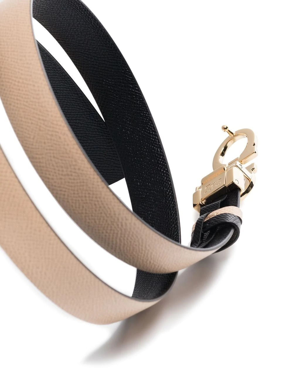 Donna logo-plaque reversible belt - 3