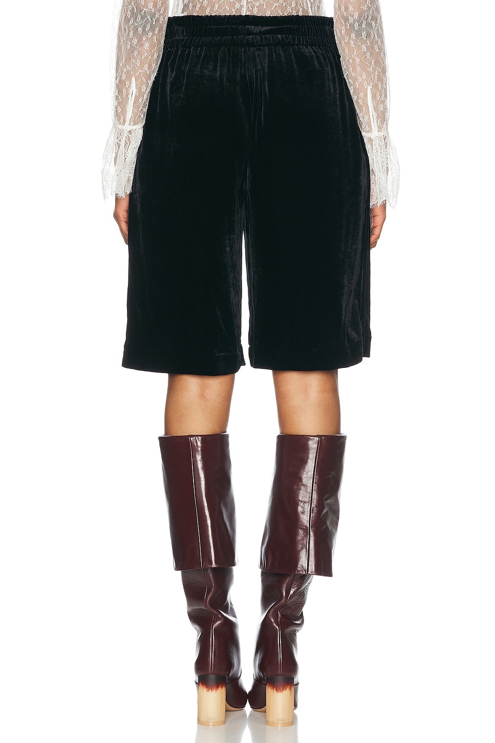 Velvet Bermuda Short - 4