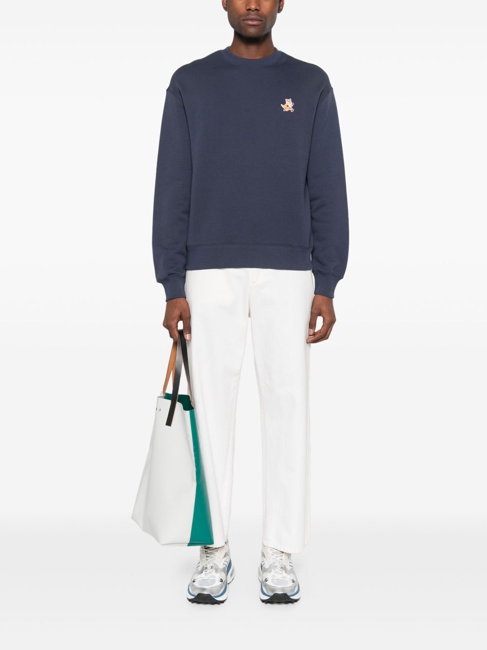 Speedy Fox-patch sweatshirt - 2