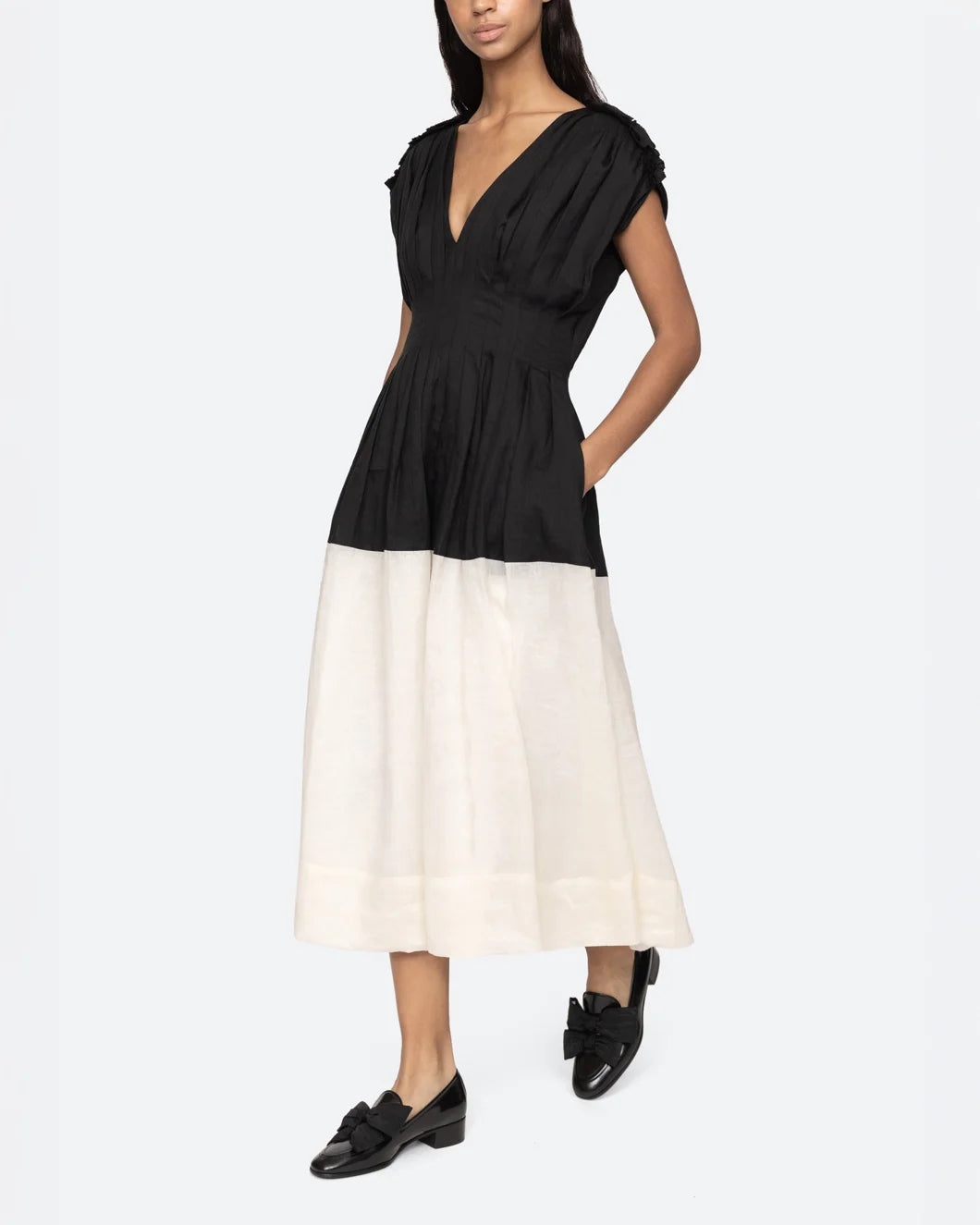 NICOLA RAMIE TANK MIDI DRESS - 6