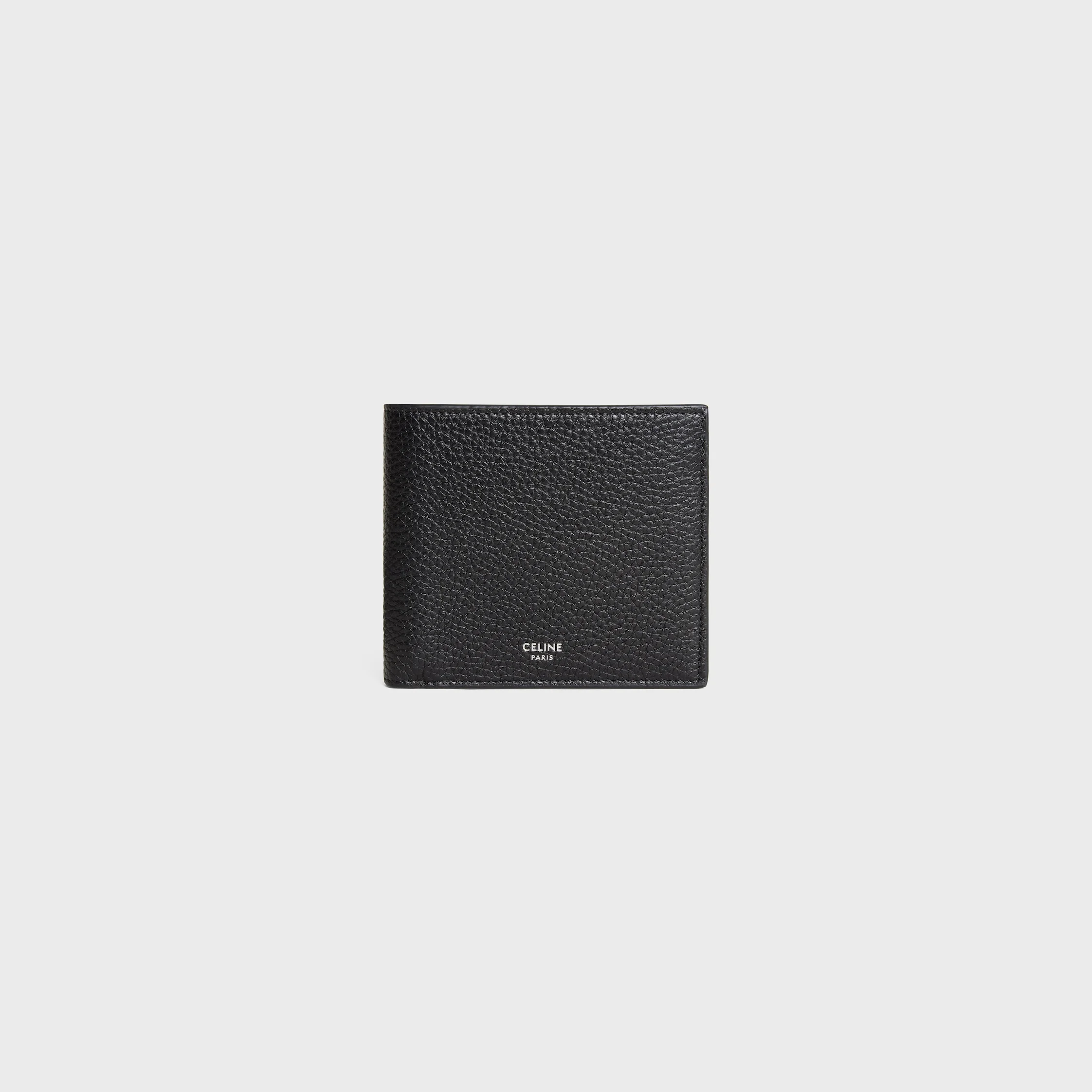 Bi-fold card holder IN GRAINED CALFSKIN - 1