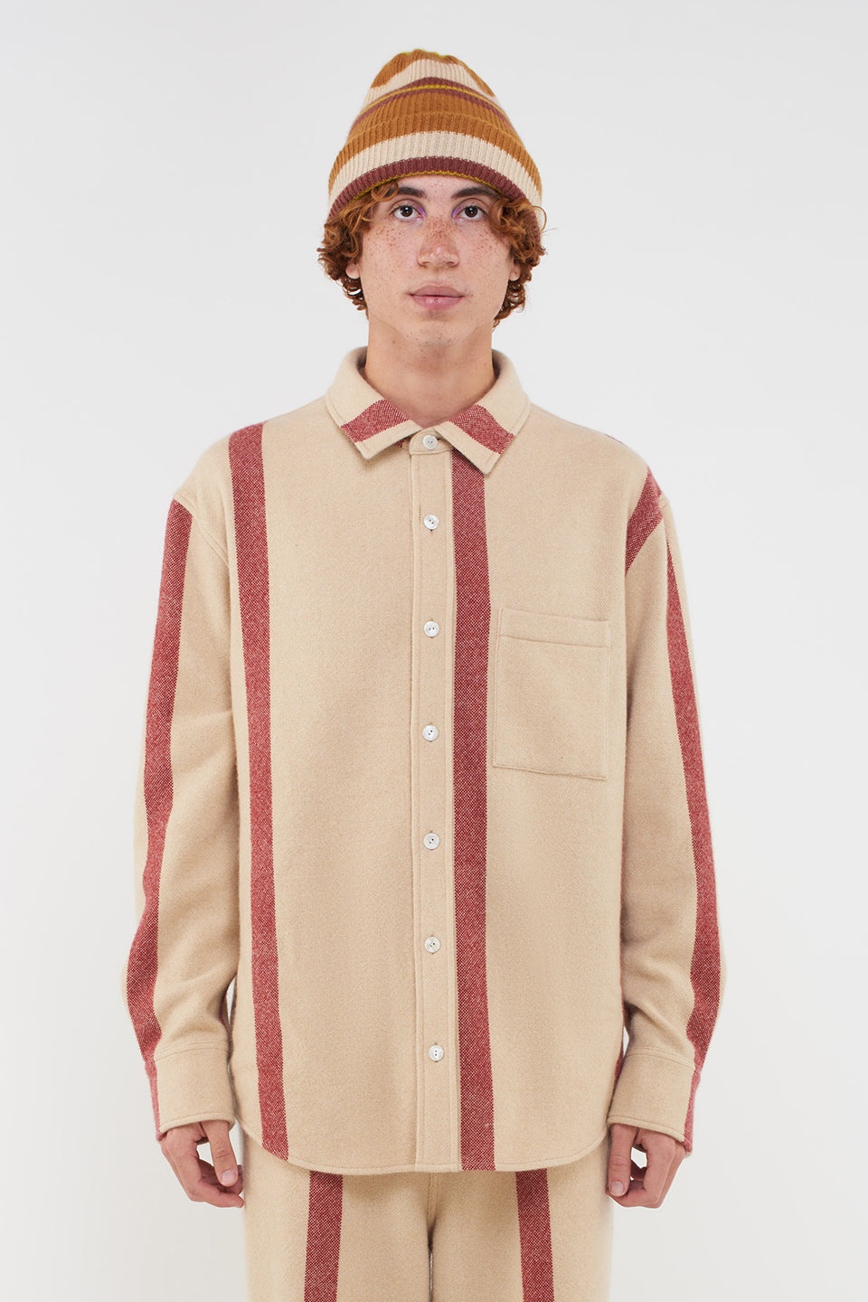 PEPPERMINT STRIPE OVERSHIRT - 2