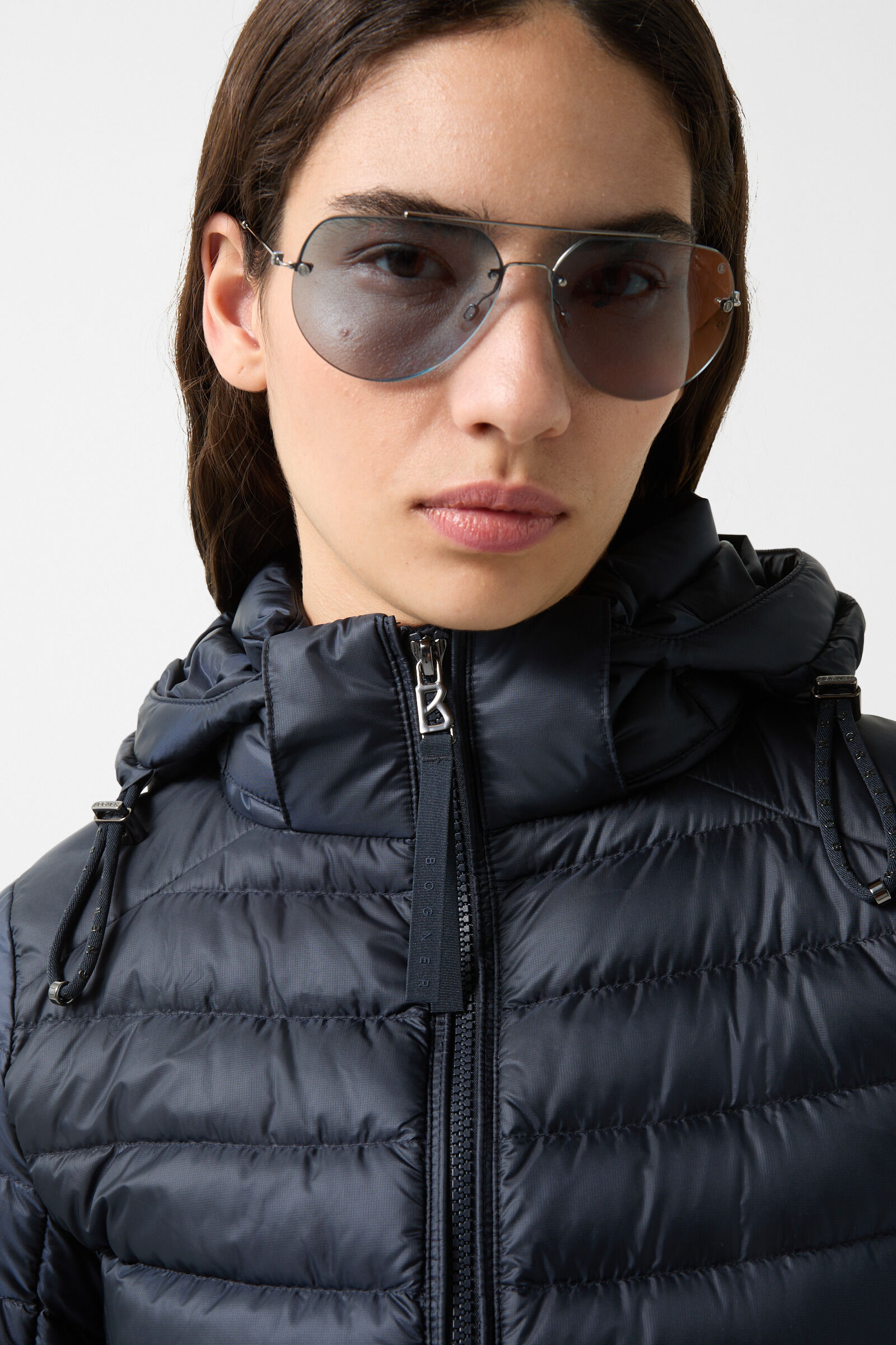 Farah lightweight down jacket in Navy blue - 5