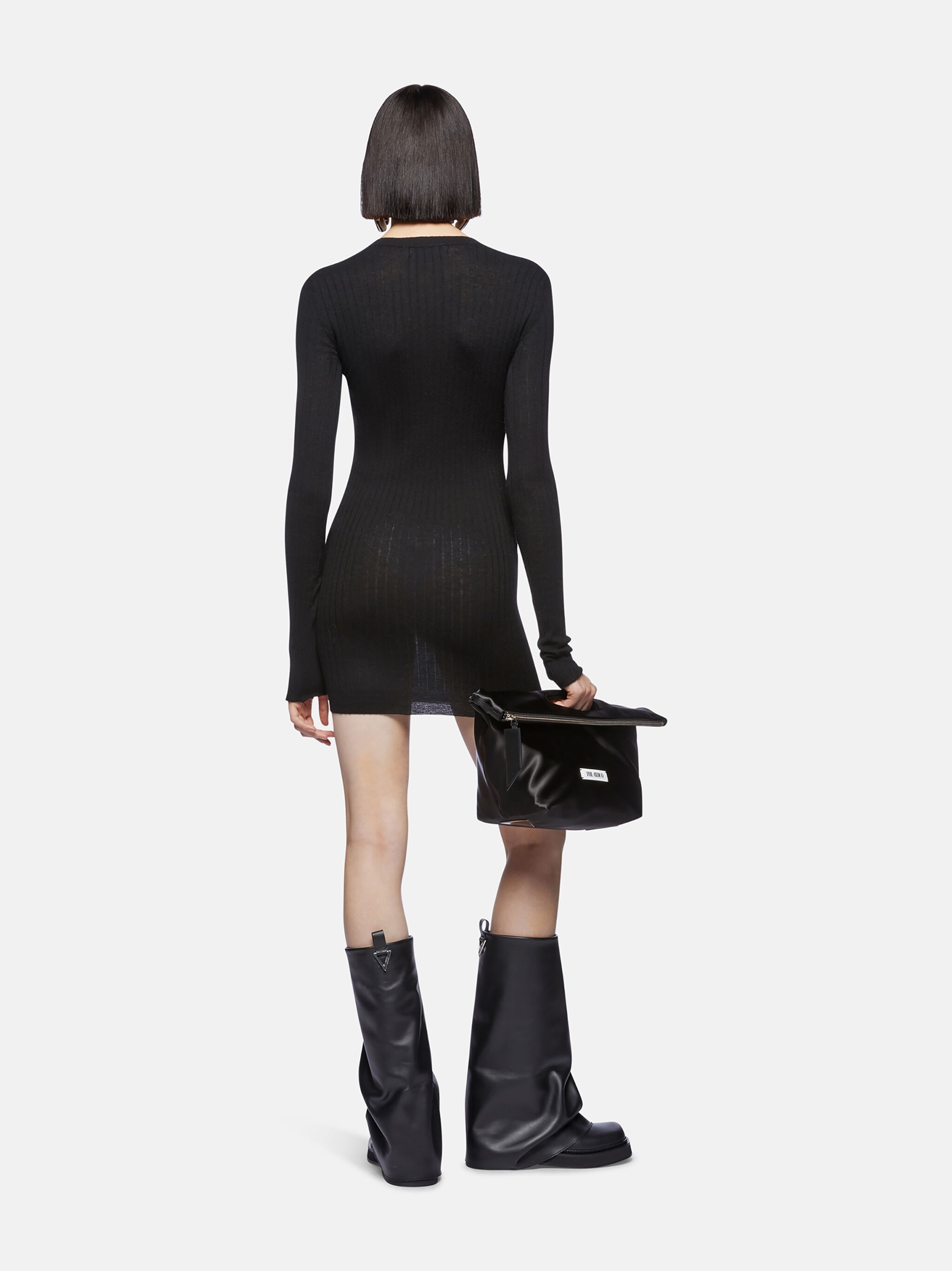 BLACK MINI DRESS - 3
