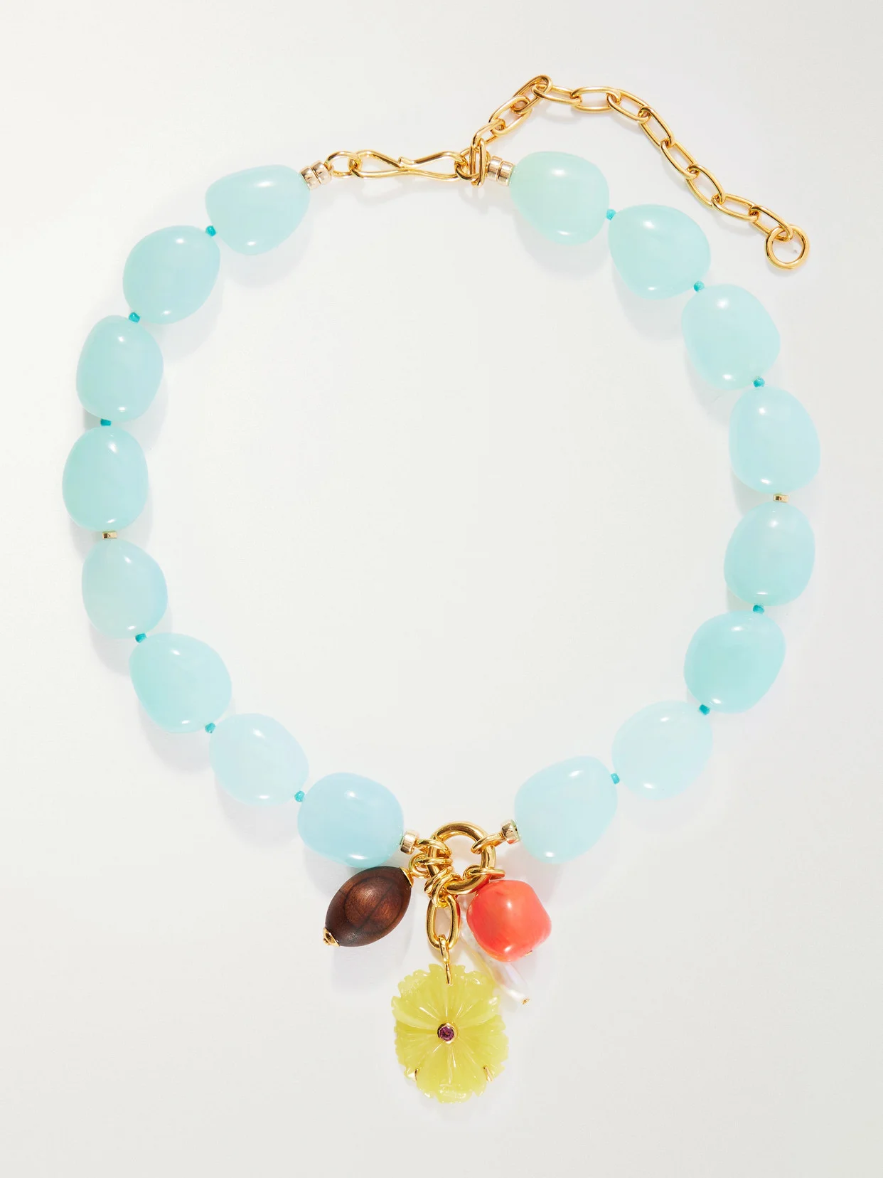 Cordoba Beaded Charm Necklace - 1