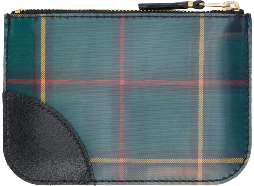 Yellow & Green Lenticular Tartan Wallet - 2
