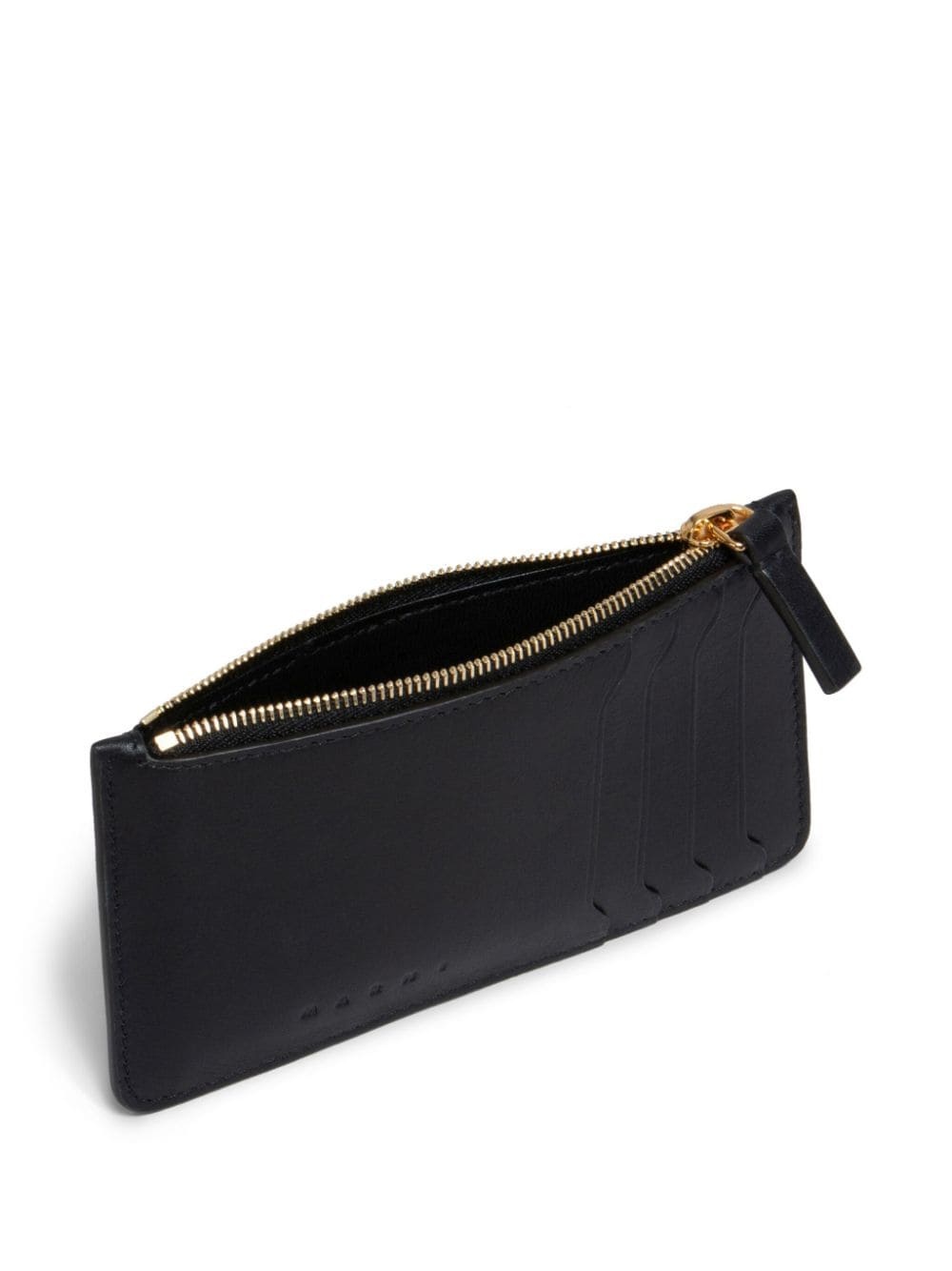 zipped leather card case - 4