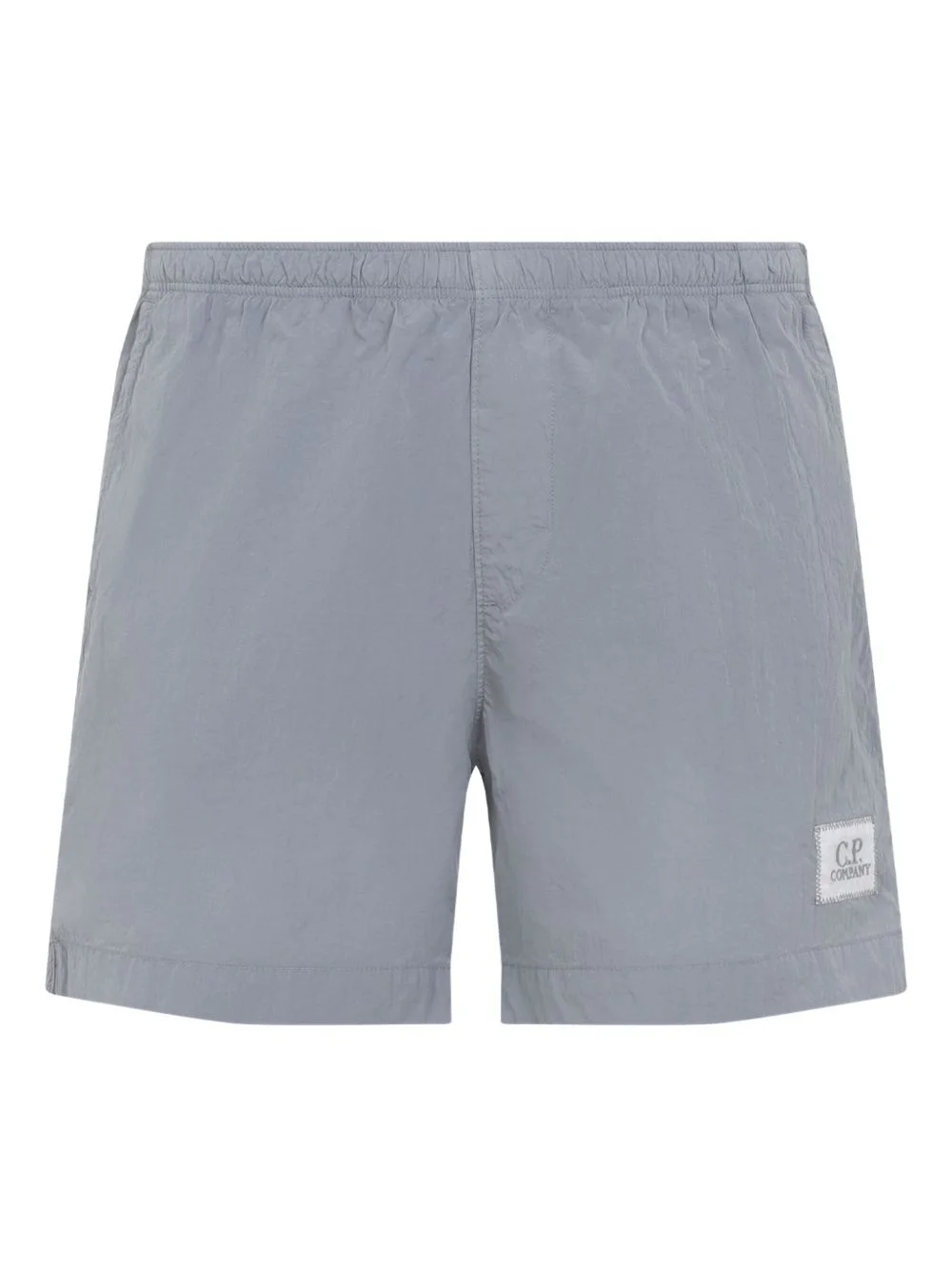 logo-patch swim shorts - 1
