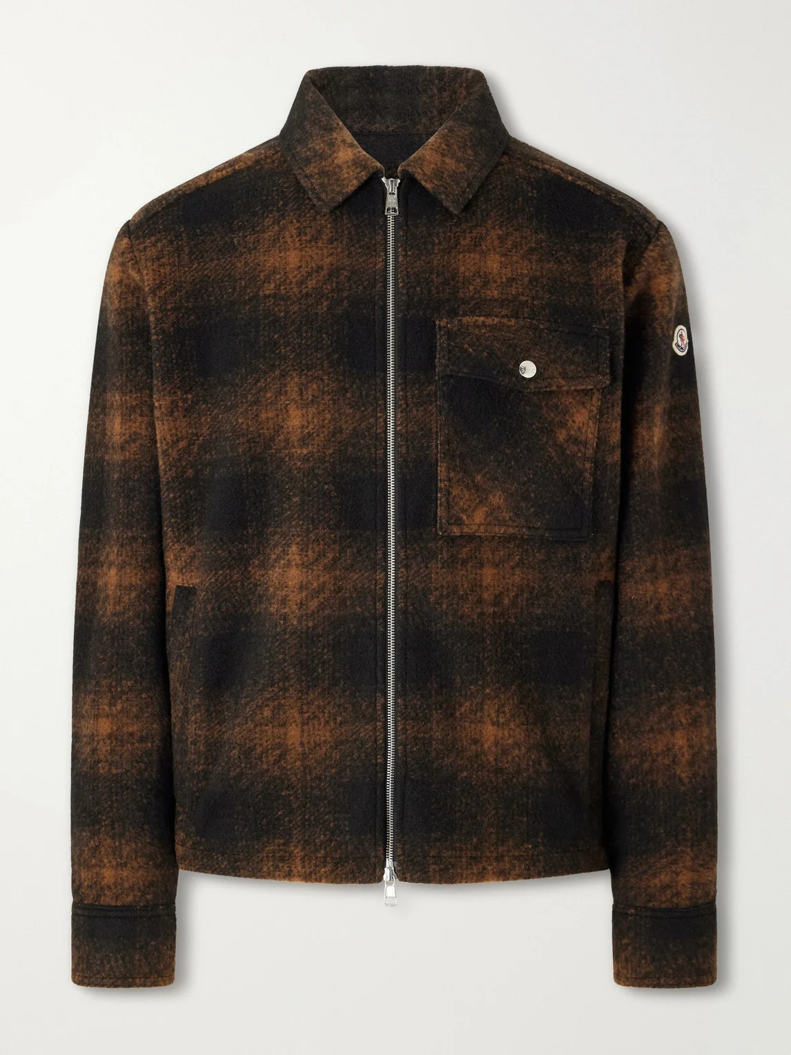 Checked Flannel Overshirt - 1