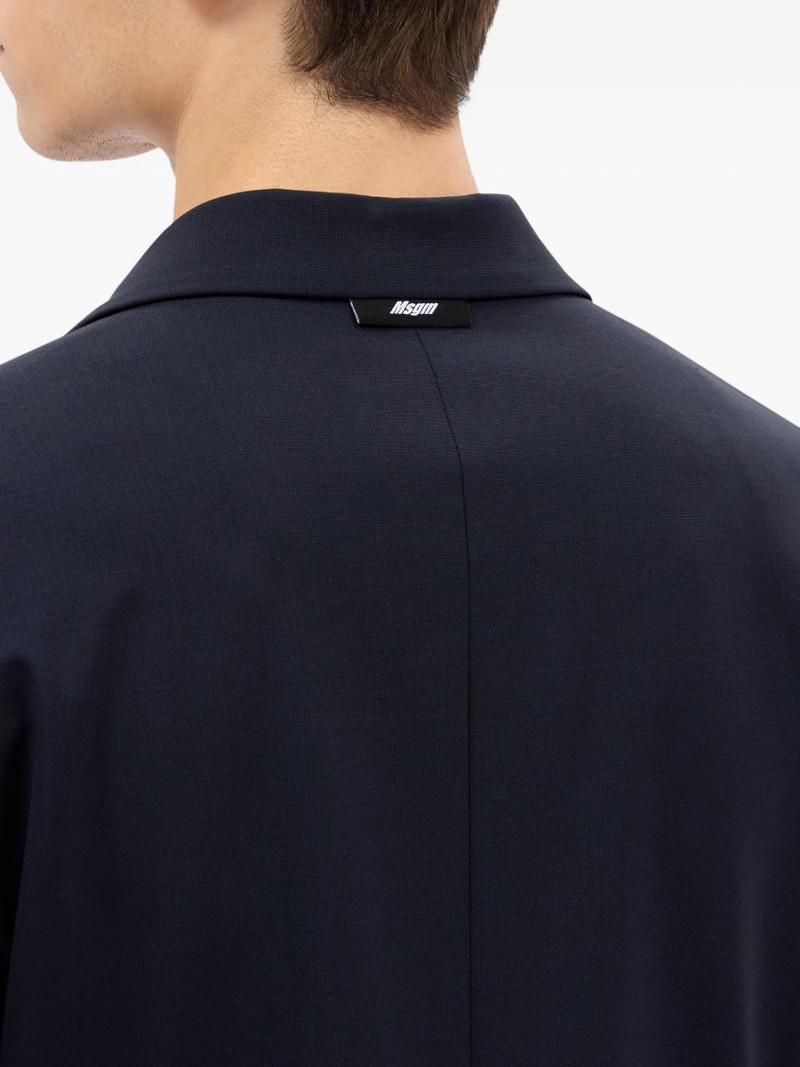 notched-lapel single-breasted blazer 5