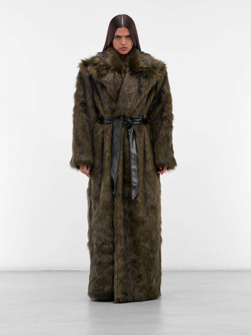 Long Oversized Fur Coat 1