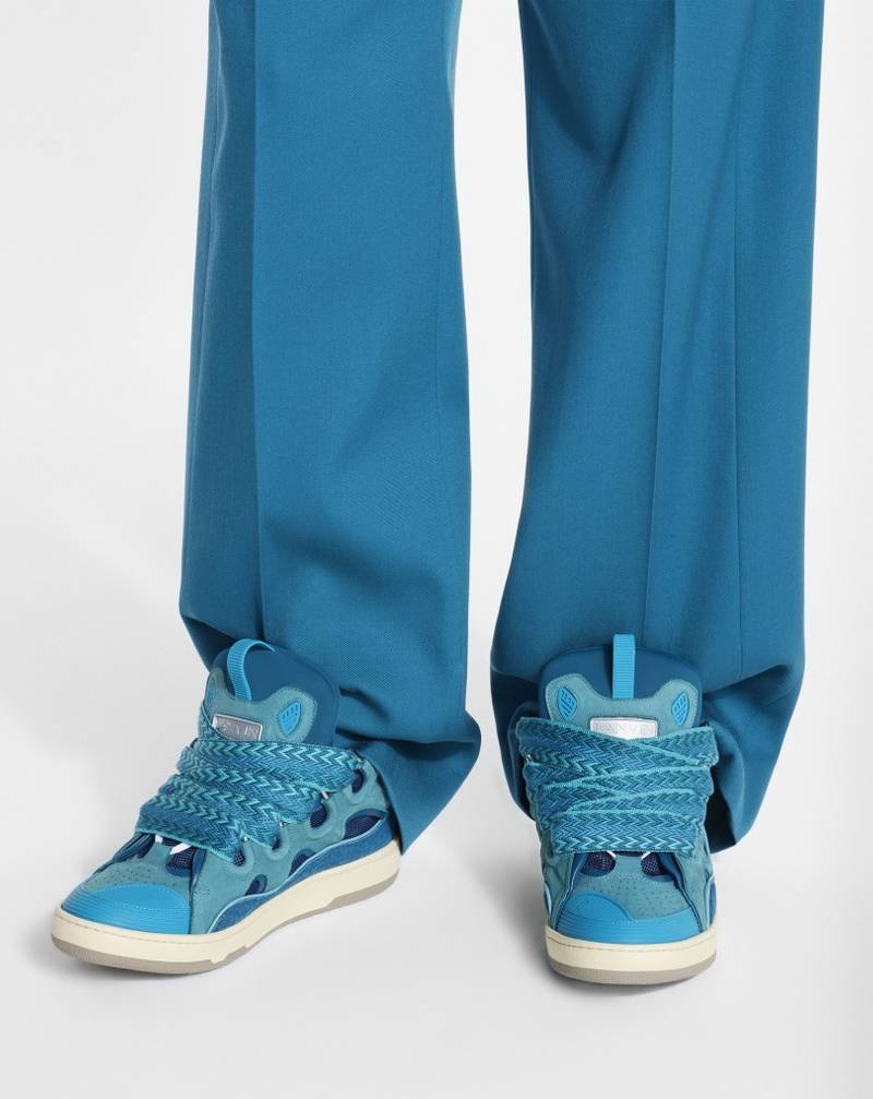Lanvin LEATHER CURB SNEAKERS outlook